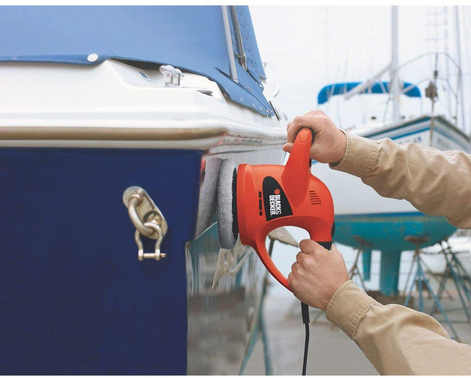 Black & Decker WP900 Máquina roto-orbital para encerar y pulir, 6" (15.2 cm)