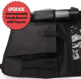PUBAMALL Protector del asiento para el automóvil y Organizador para asiento trasero de automóvil (un par, Negro)
