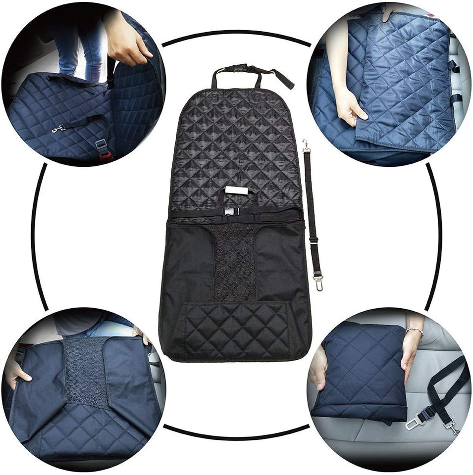 Eightnight mpermeable Antideslizante de Oxford Tela Tapa del Asiento del Animal doméstico Gato del Perro del Asiento Delantero del Asiento con cinturón de Seguridad para vehículos, Camiones SUVs