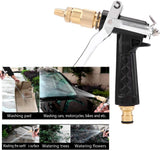 Pistola de Agua, Boquilla de Agua Multifunción Hogar Pistola de Agua de Alta Presión Spray Plástico Cobre Boquilla Para Lavado de Coches Jardín Riego