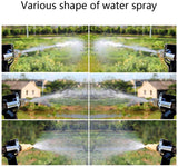 Pistola de Agua, Boquilla de Agua Multifunción Hogar Pistola de Agua de Alta Presión Spray Plástico Cobre Boquilla Para Lavado de Coches Jardín Riego