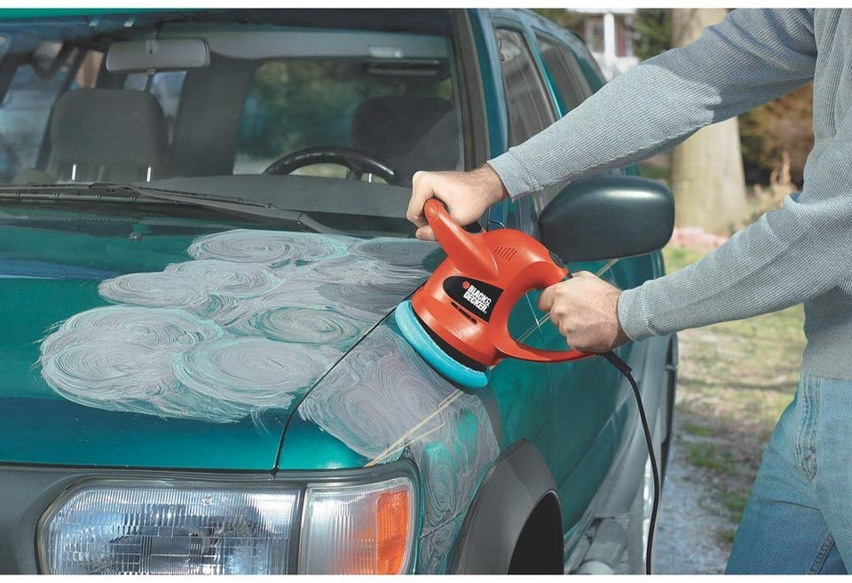 Black & Decker WP900 Máquina roto-orbital para encerar y pulir, 6" (15.2 cm)